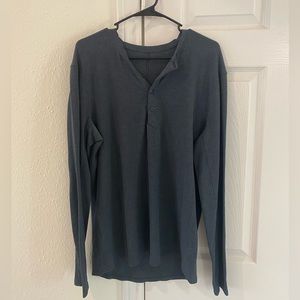 Lululemon Mens Large Thermal Waffle Knot Long Sleeve Thermal